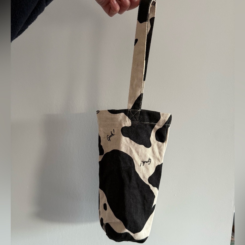 Lisa Says Gah Wine Tote - Cow Pattern